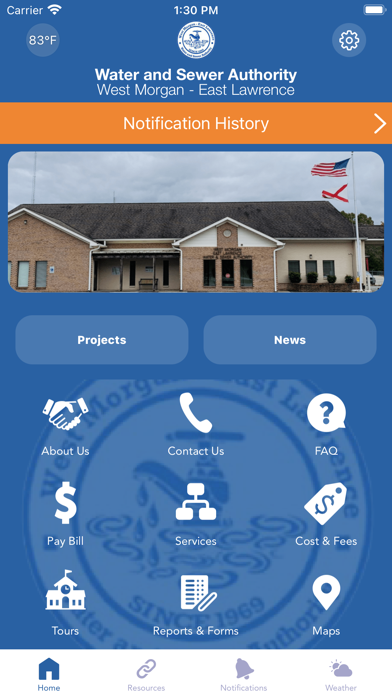 WMEL Water & Sewer Authority Screenshot