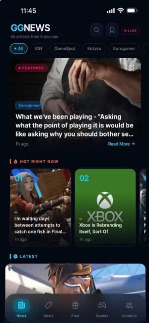 GG News App screenshot 1