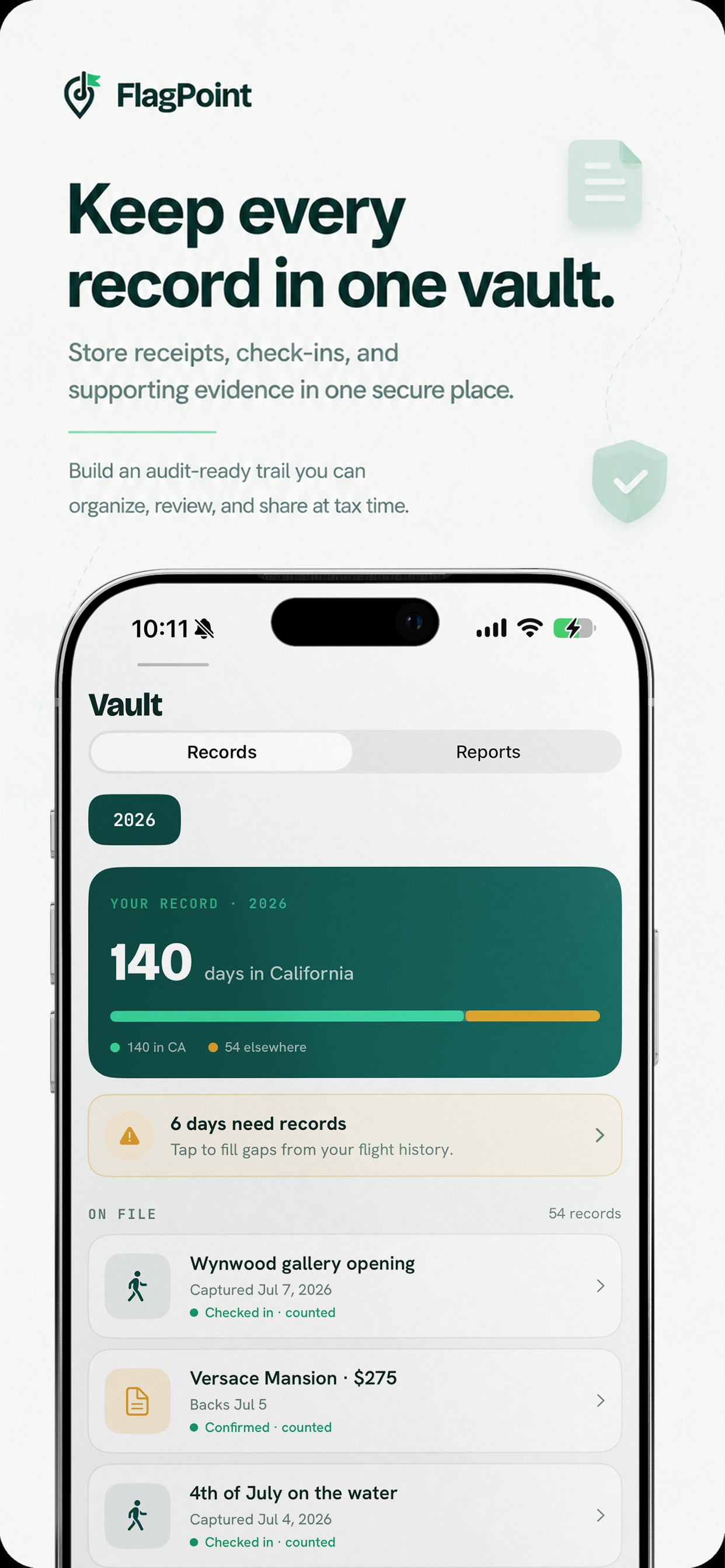 FlagPoint: Residency Tracking screenshot 3