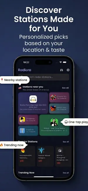 Radiara - FM & Internet Radio screenshot 2