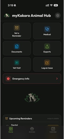 myKokoro Animal Hub iPhone screenshot