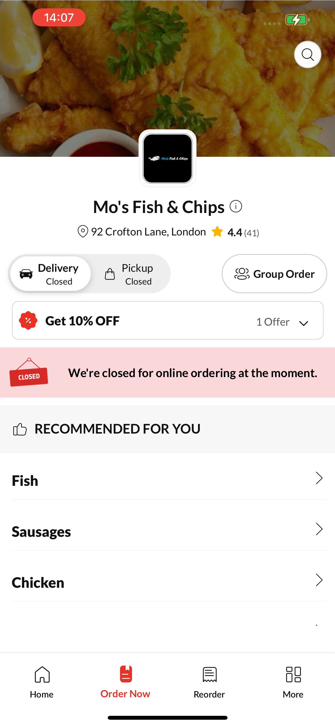 Mo's Fish & Chips screenshot 3