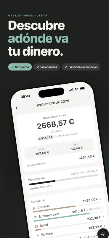 Walti : Dépenses quotidiennes screenshot 1 of 10