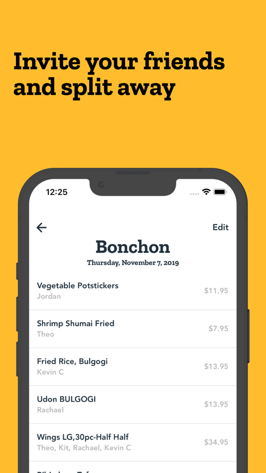 #4. Splitsies - Scan and Split (iOS) Bởi: Kevin Chen