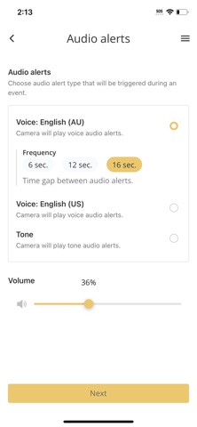 App screenshot