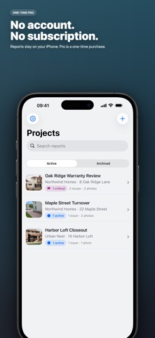 FieldProof: Site Reports screenshot