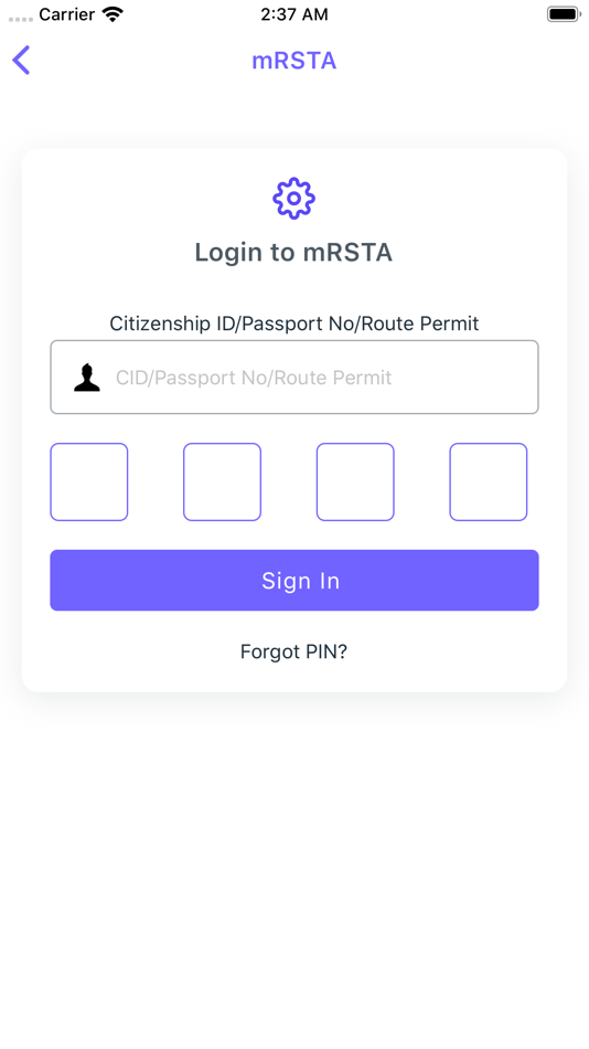 #2. mRSTA (iOS) Bởi: G2C Office, Royal Government of Bhutan