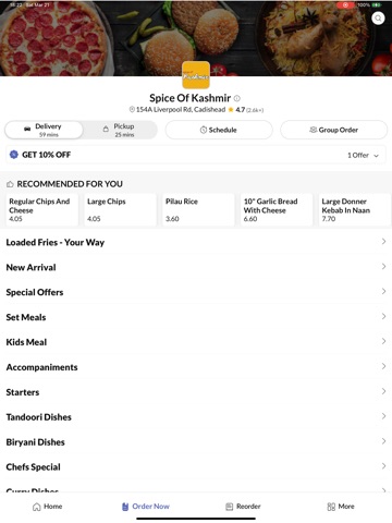 Spice Of Kashmir iPad screenshot