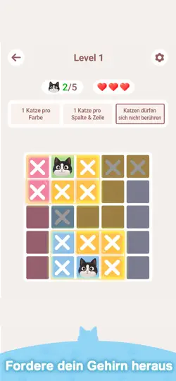 Screenshot von Meowdoku! auf dem iPhone 3