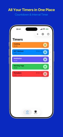 Timers & Alarms screenshot