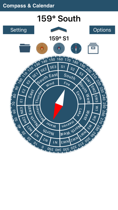 Compass & Calendar Screenshot