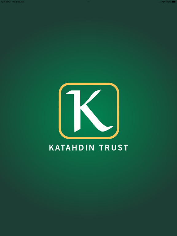 Katahdin Trust iPad screenshot 1 - Finance app
