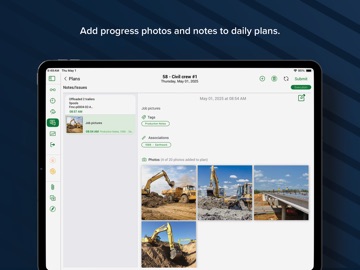 InEight Progress iPad screenshot