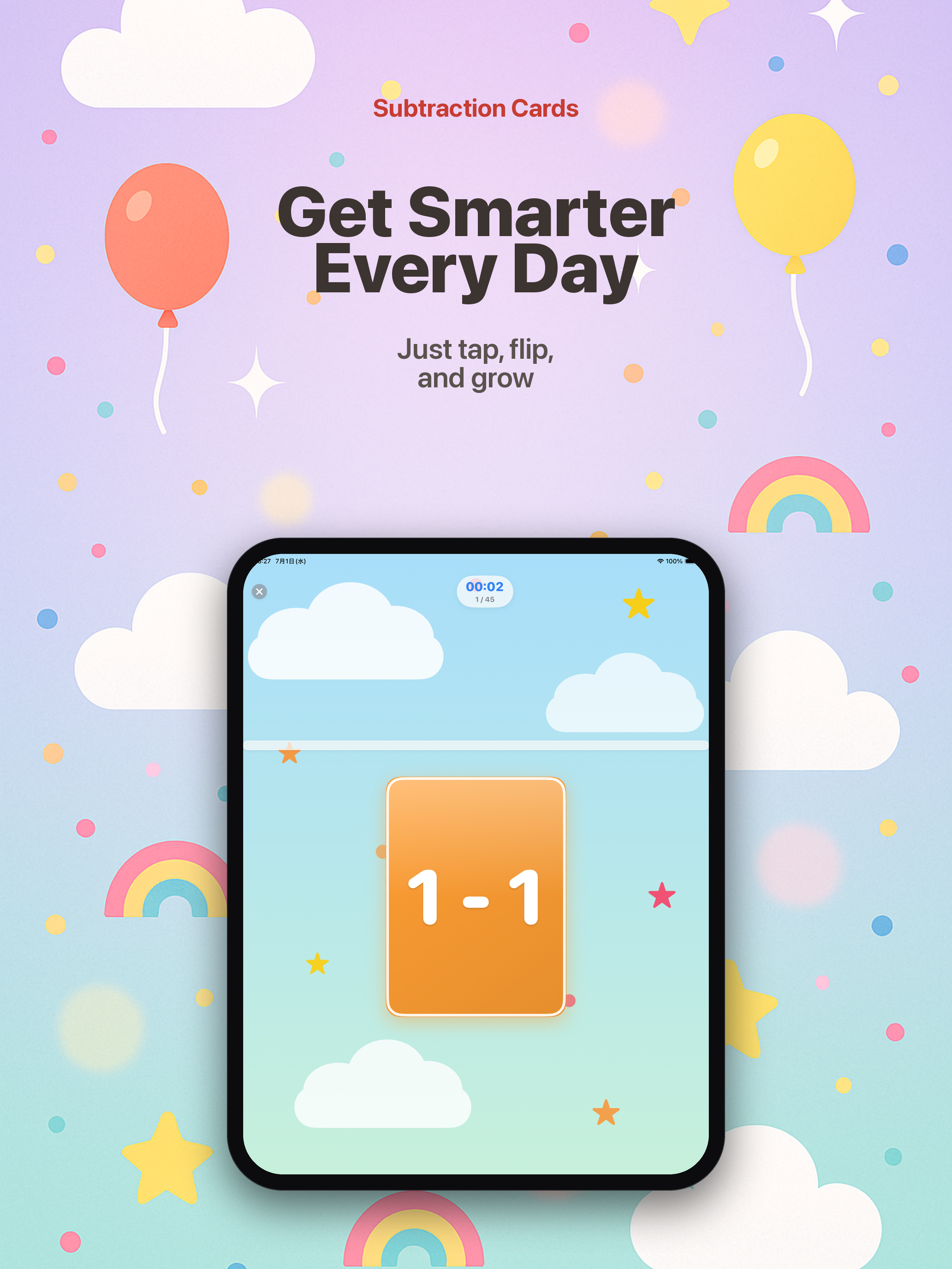 Subtraction Cards screenshot 20