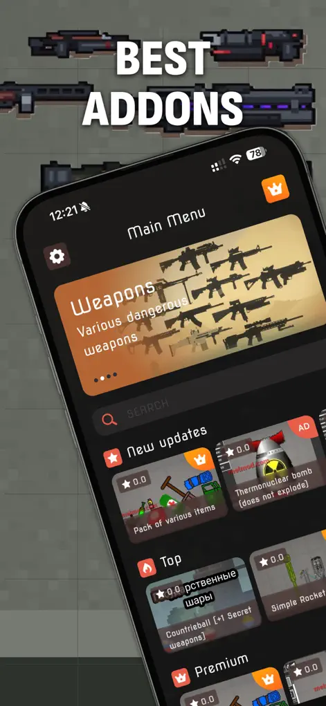 Addons & Melon Mods - Entertainment App | MWM