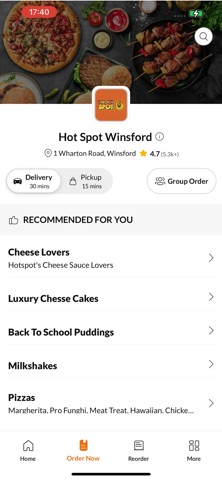 Hot Spot Winsford iPhone screenshot