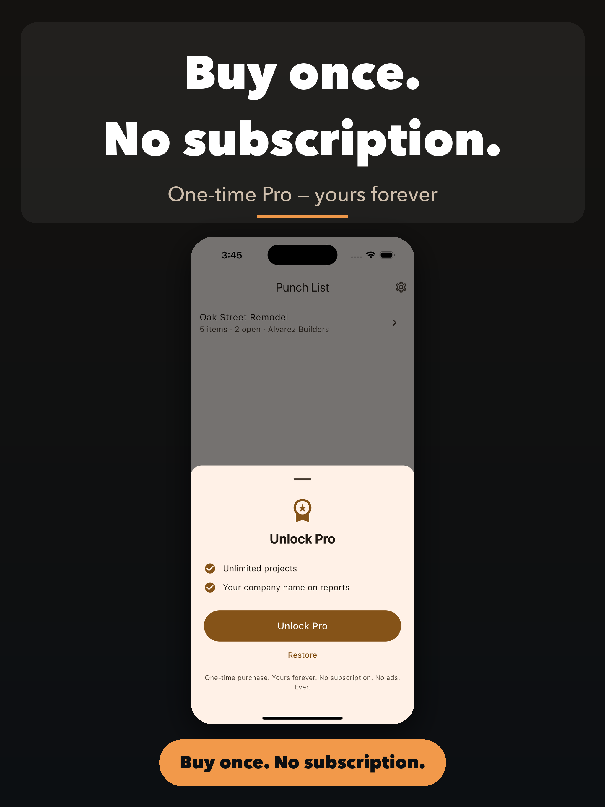 Punch List – Site Report screenshot 8
