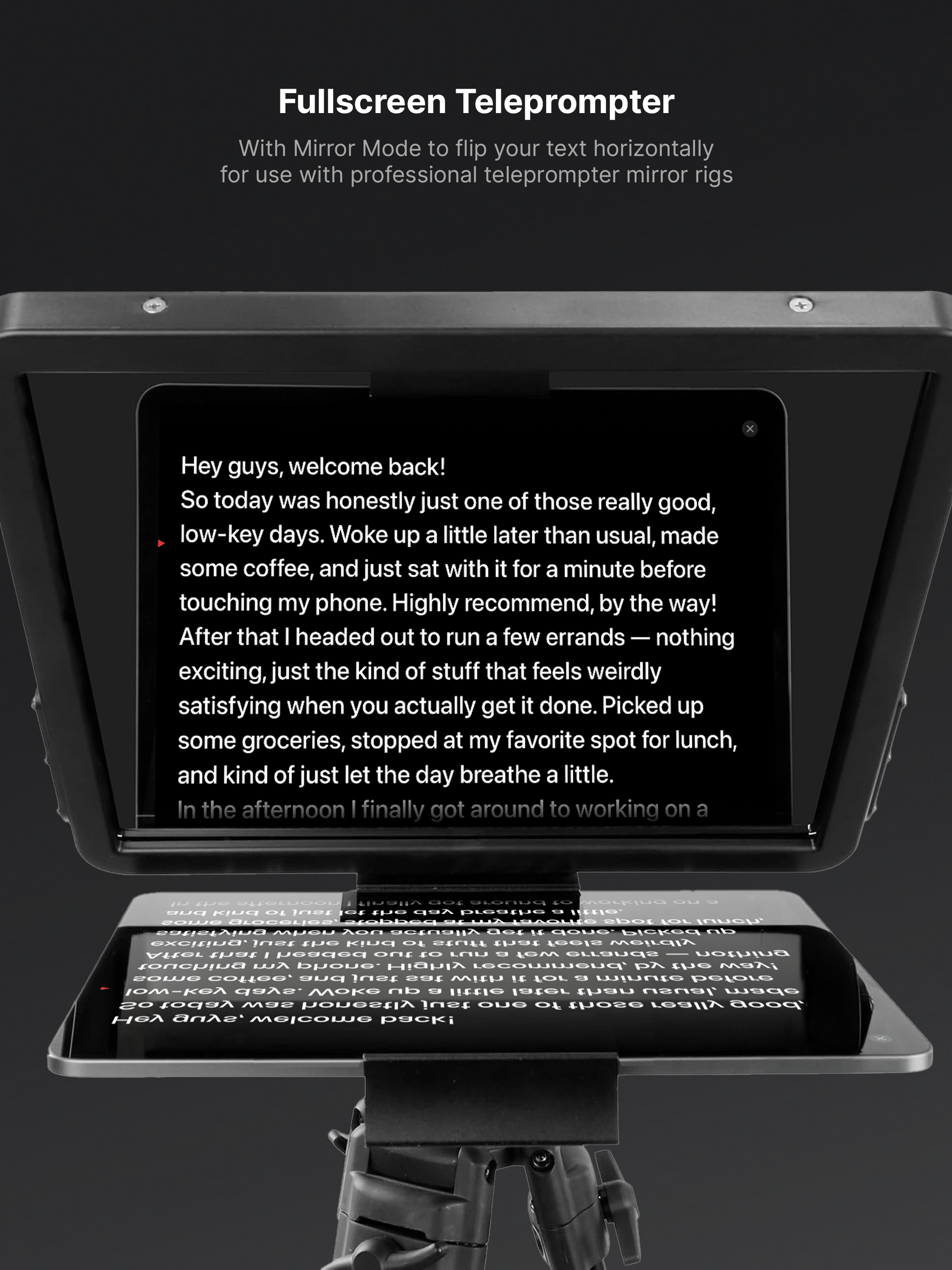SingleTake Teleprompter screenshot 6