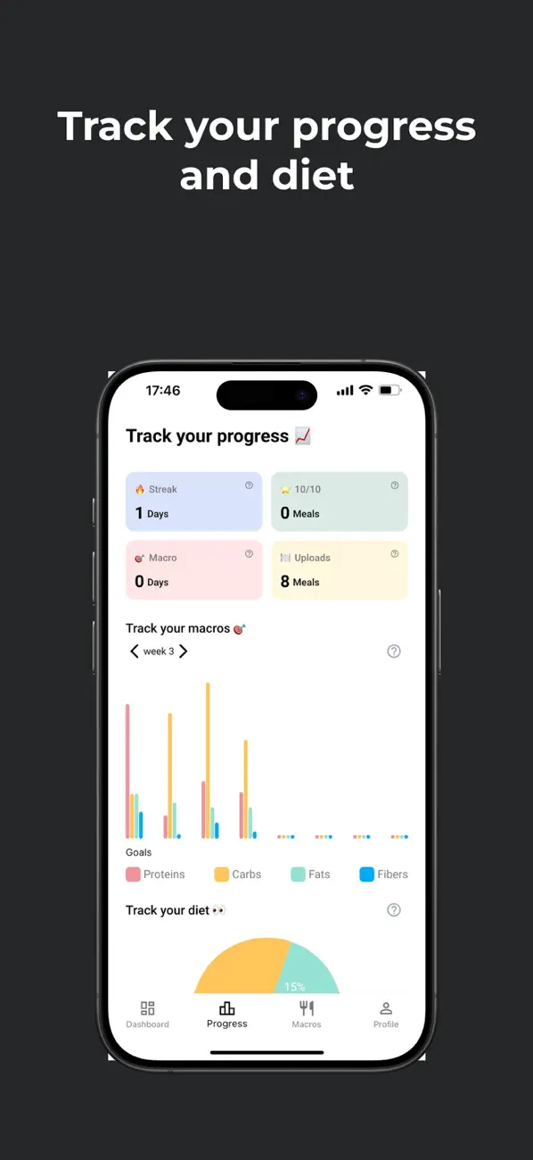 Screenshot #3 pour AI Food Tracker - Be Top!