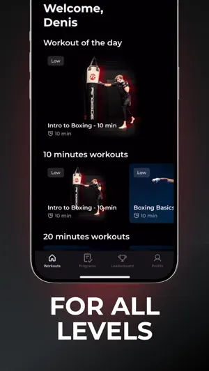BOXR Boxing Workout & Training screenshot 2