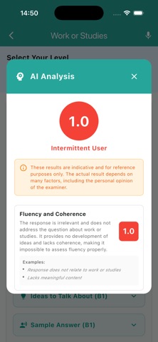 IELTS Speaking 2026 Mock Exam screenshot