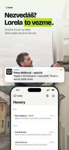 Lorela: AI asistentka hovorů Screenshot 1 of 8