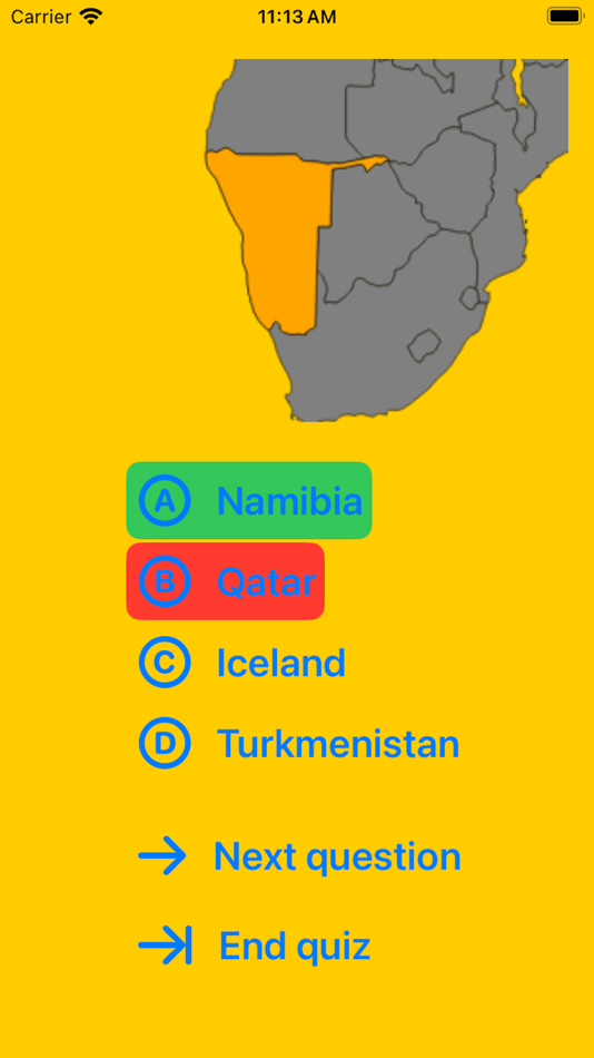 #2. Super Maps: Map Quiz (iOS) Bởi: DegerGames