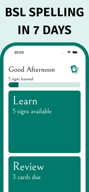 BSL Fingerspelling: Besel screenshot 1
