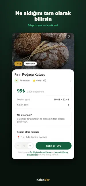 KalanVar: İndirimli Yemek screenshot 2