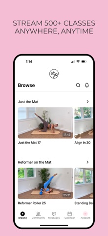 Amanda Blauer Pilates screenshot
