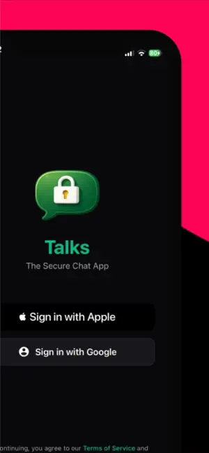 Talks - Private Chat screenshot 1