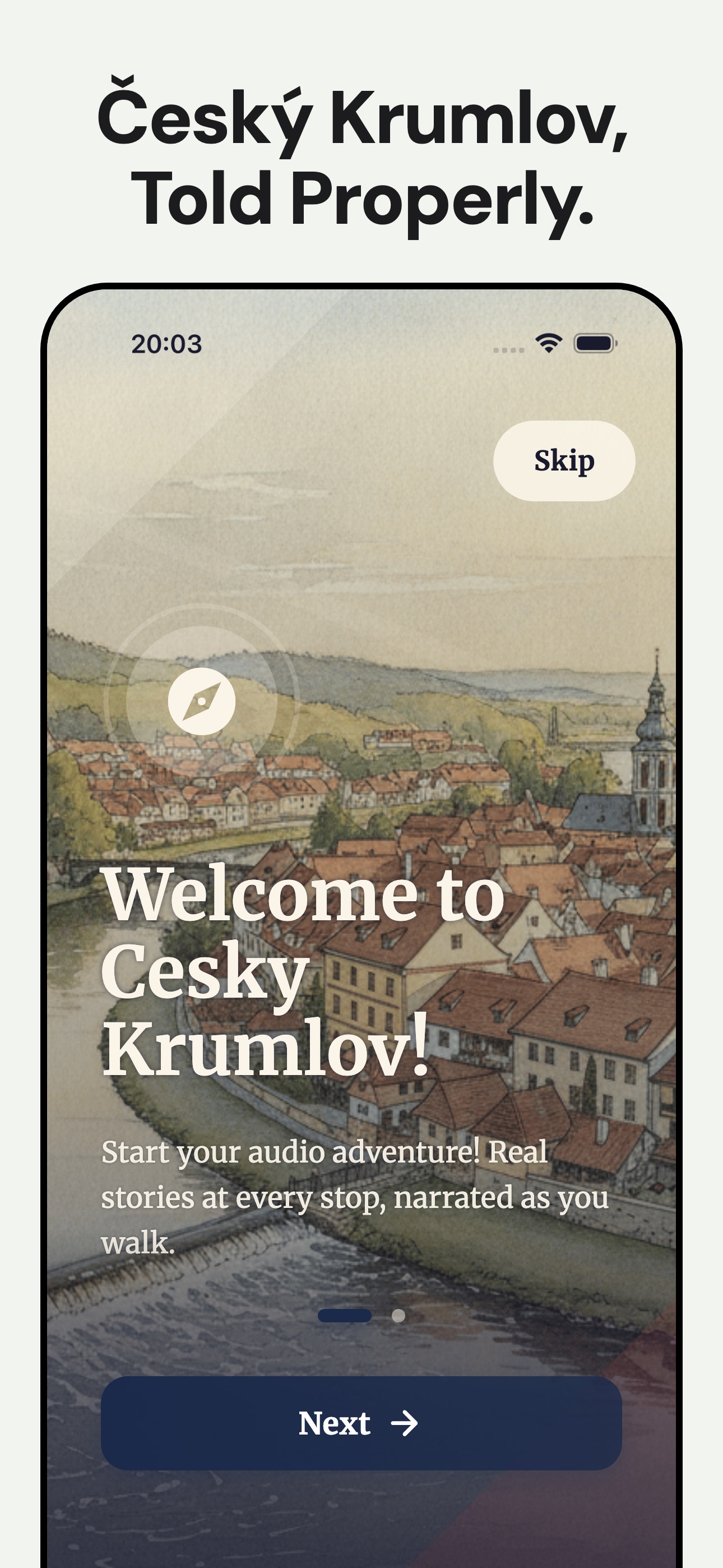 Screenshot 1 of Český Krumlov Audio Guide