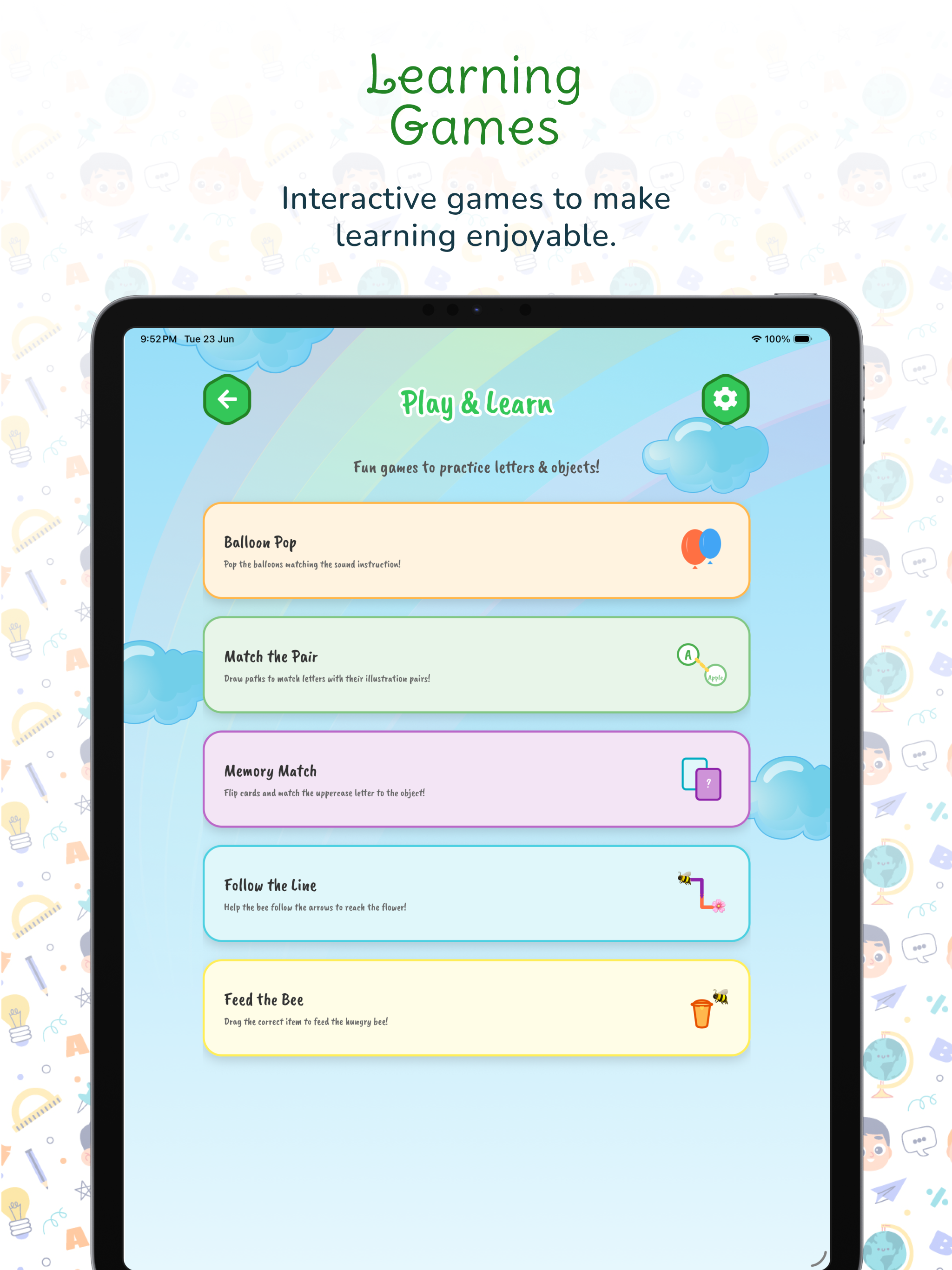 Brainy Bees Learning App screenshot 12
