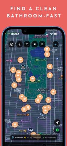 Toilet Finder: Bathroom Map screenshot
