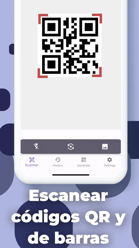 Escáner de códigos QR - ScanQR screenshot 1 of 4