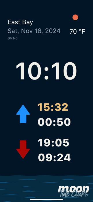 Moon Tide Clocks Screenshot 1 of 4