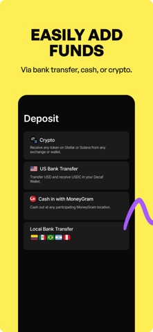 Decaf Wallet Screenshot 3 of 6