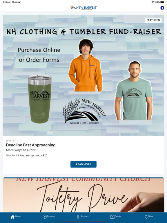 Screenshot #5 pour New Harvest Community Church