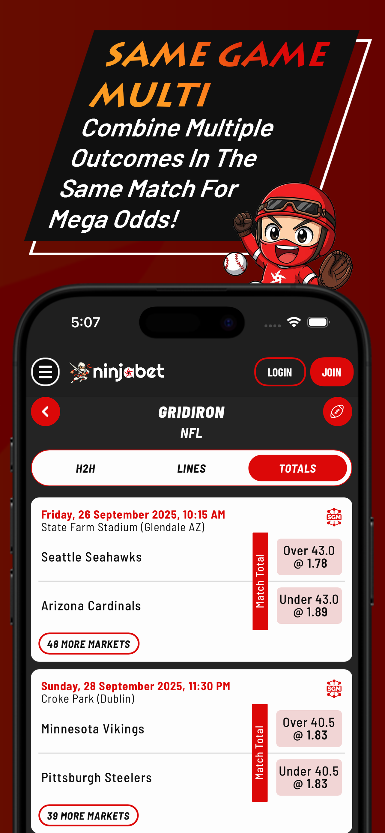 NinjaBet screenshot 4