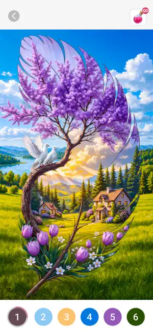 Fantasy Color by Numbers screenshot 3