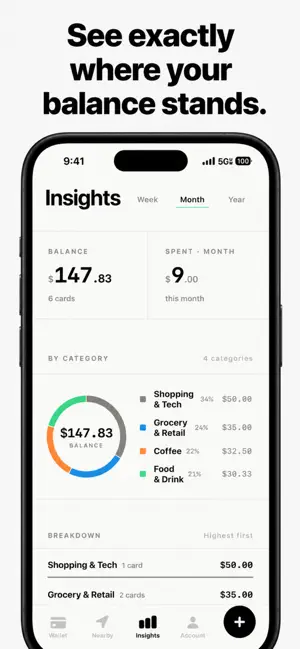 Unspent: Gift Card Wallet screenshot 3