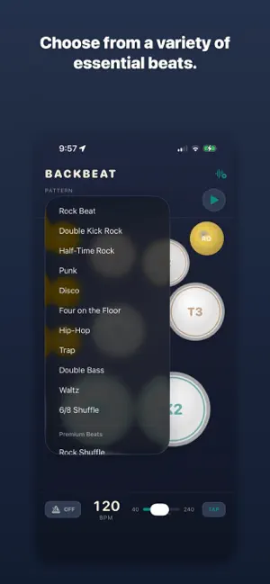 BackBeat: Drum Beat Trainer screenshot 2