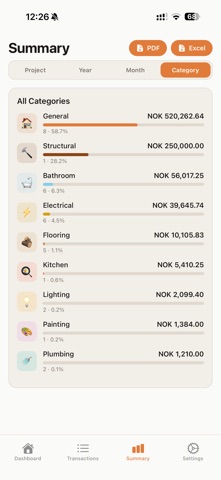 AI Renovation Budget Tracker Screenshot 6 of 10