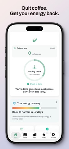 Nokafy: Quit Coffee Tracker Screenshot 1 of 4
