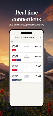 Swiss Transport: Timetable Screenshot 3 of 6
