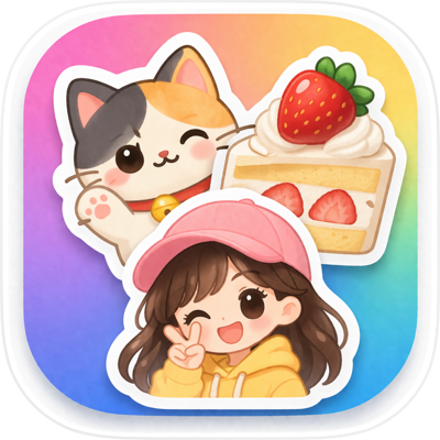 CuteSticker：拍照图片或者视频自动抠图可爱贴纸 