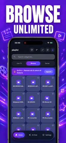 SmartOne IPTV Player Xtream iPhone screenshot