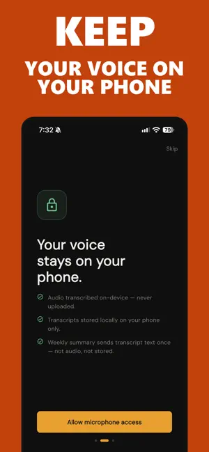 Spoke: Voice Journal & Mood screenshot 3