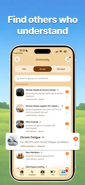 Juno: Chronic Illness Support iPhone screenshot 4