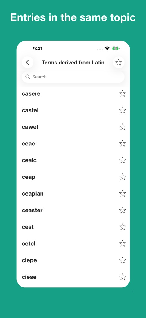 Old English Etymology - Reference App | MWM